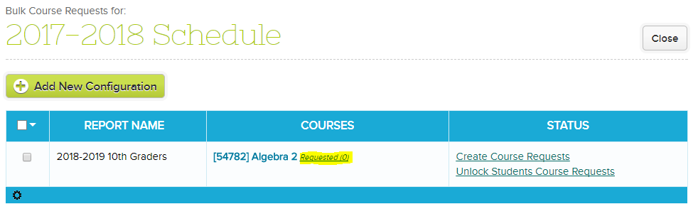 configure bulk requests
