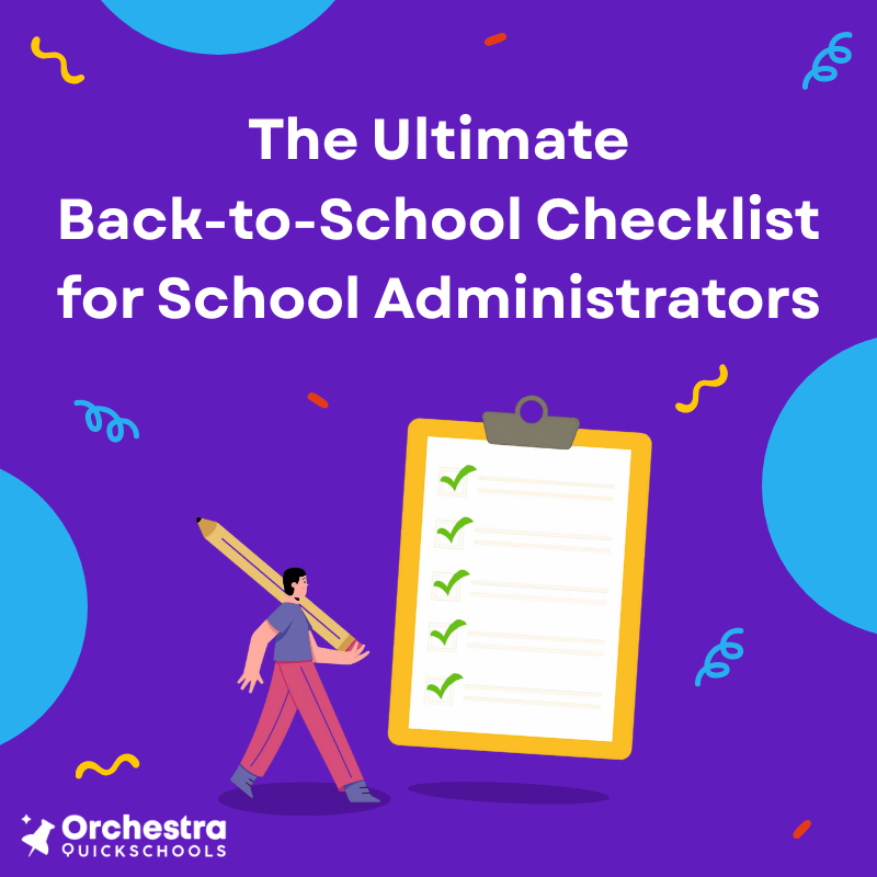 back-to-school checklist for school administrators